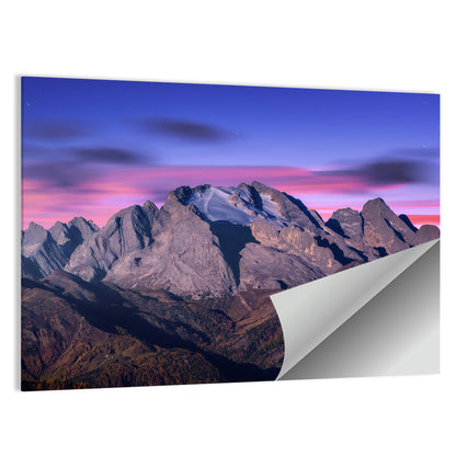 Marmolada Peak at Dusk Wall Art
