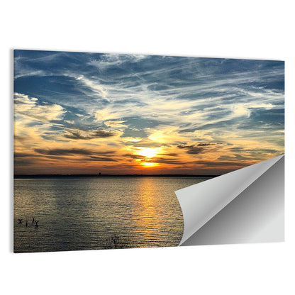 Texoma Lake Sunset Wall Art