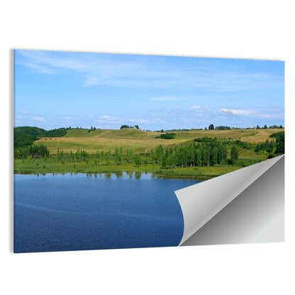 Pskov Lake Landscape Wall Art