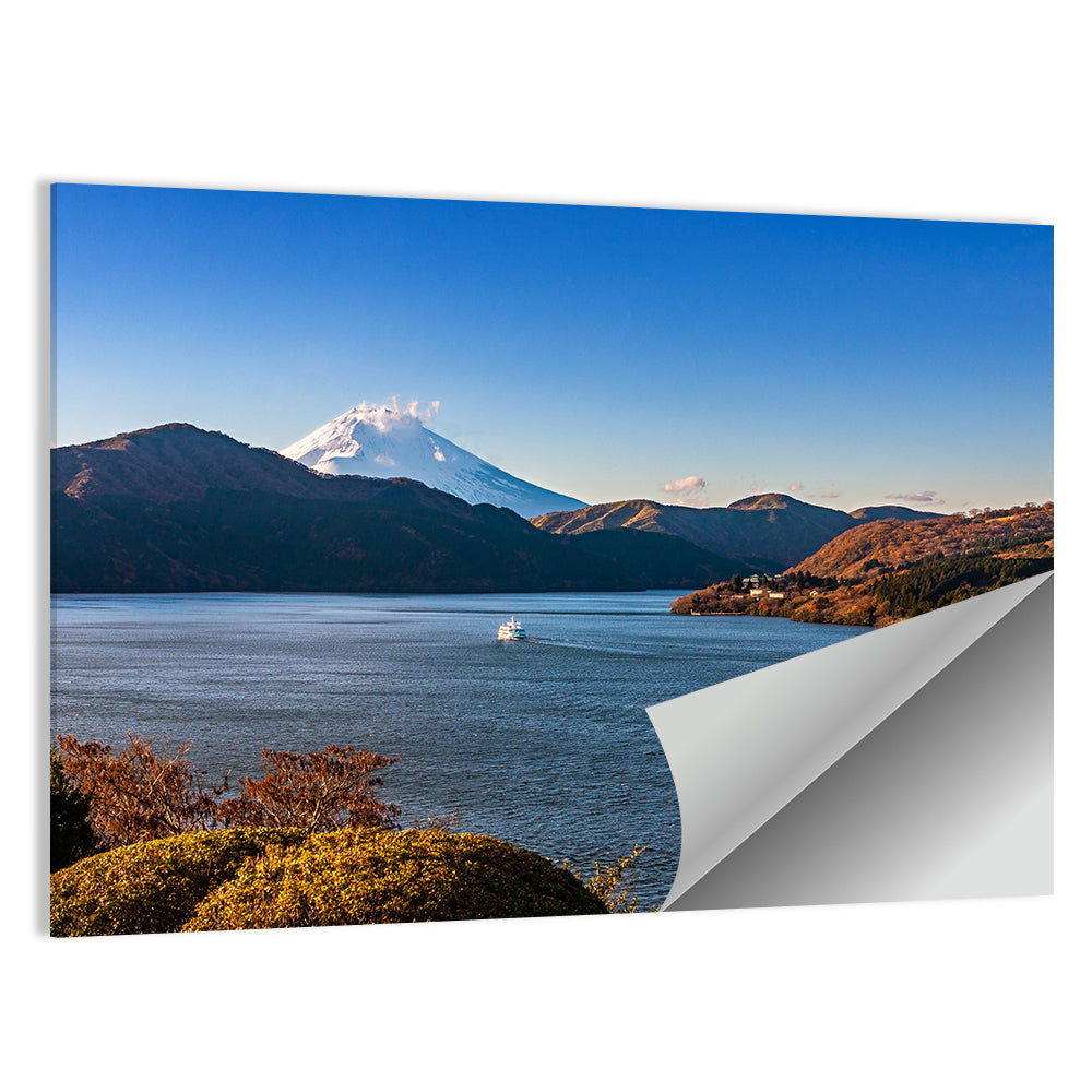 Mount Fuji Over Lake Ashi Wall Art