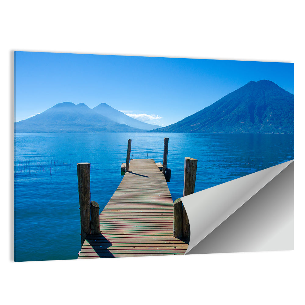 Lake Atitlán Pier View Wall Art