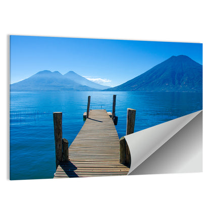 Lake Atitlán Pier View Wall Art