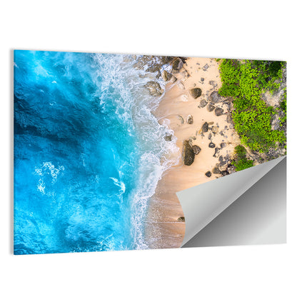 Bali Aerial Beach View Wall Art
