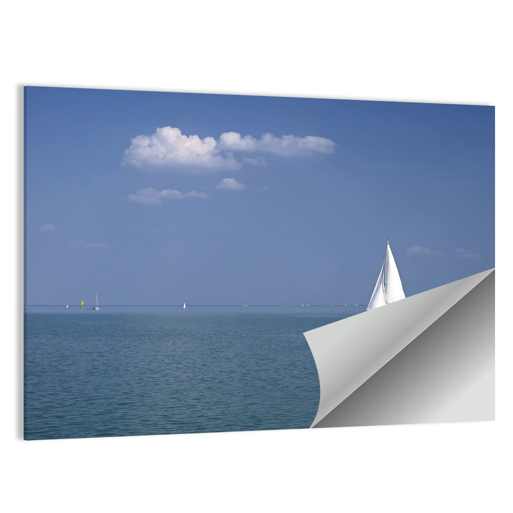 Sailboat on Lake Balaton Wall Art