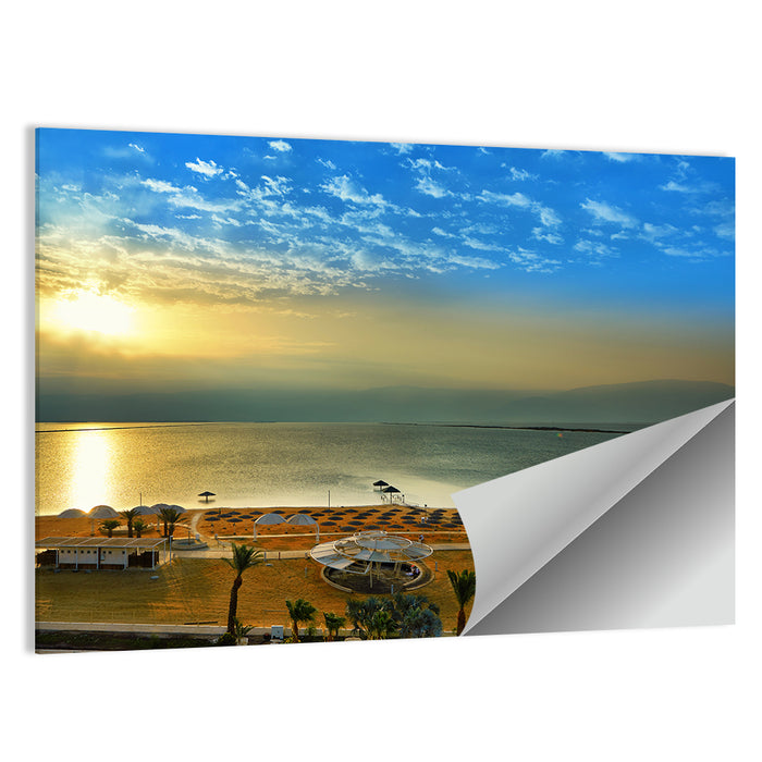 Dead Sea Sunset Wall Art as a poster print