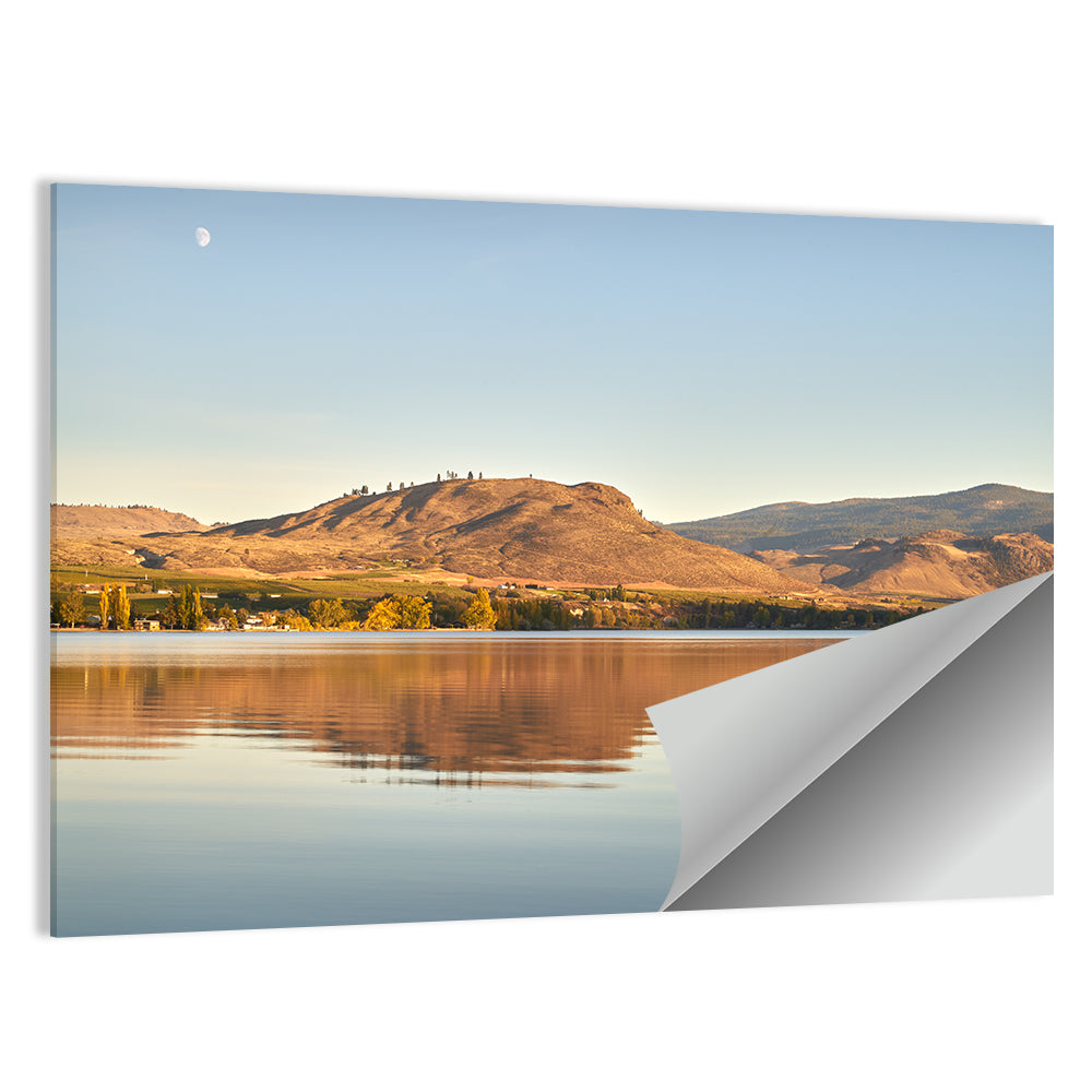 Osoyoos Lake Moonlit Reflection Wall Art
