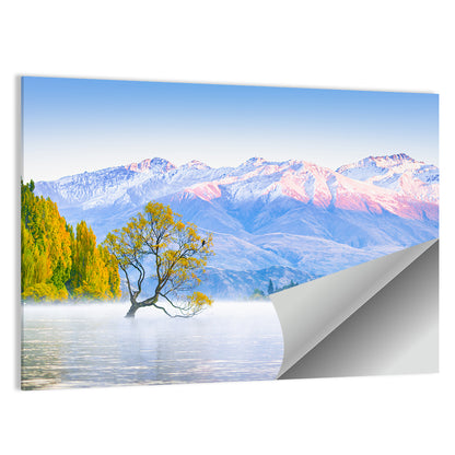 That Wanaka Tree at Dawn Wall Art