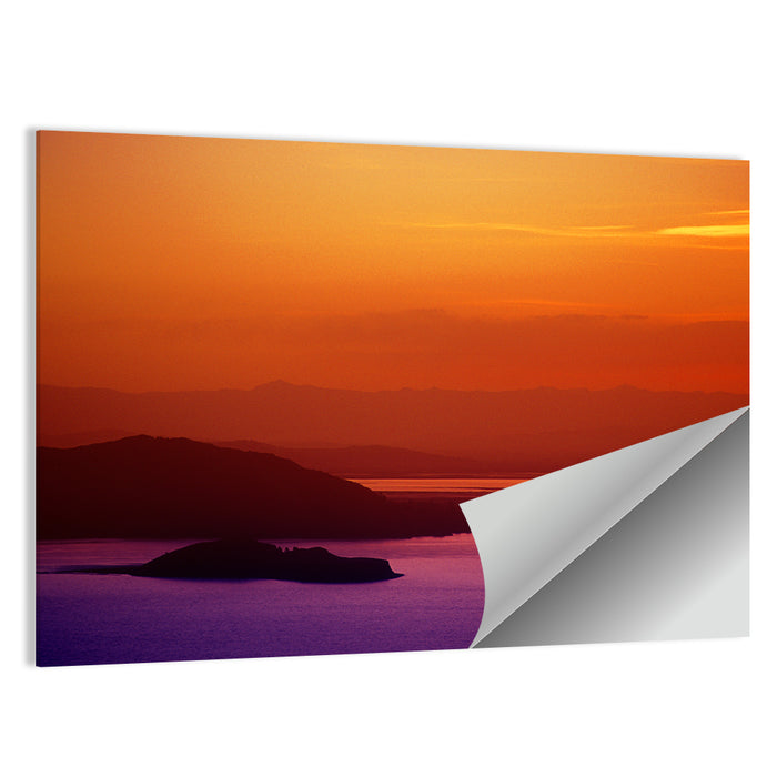 Lake Titicaca Sunset Wall Art as a poster print