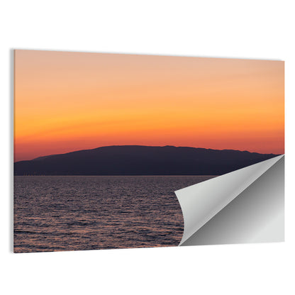 Lake Iznik Boat at Dusk Wall Art