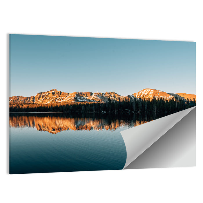 Mirror Lake Reflection, Uinta Mountains Wall Art as a poster print
