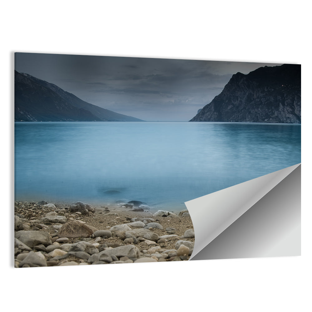 Lake Garda Pebble Shoreline Wall Art