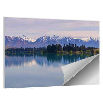 Ruataniwha Lake Reflection Wall Art