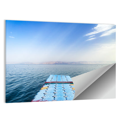 Galilee Floating Dock at Tiberias Wall Art