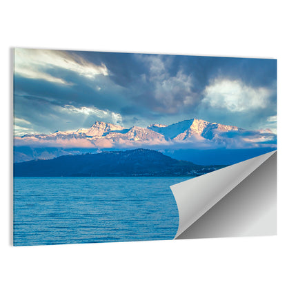 Lake Obersee Golden Hour Wall Art