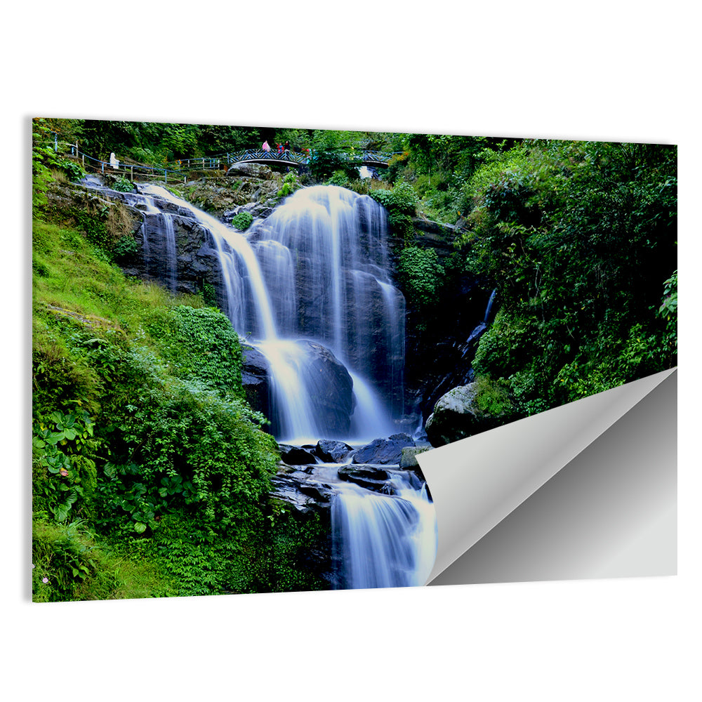 Tiered Waterfall in West Bengal Wall Art