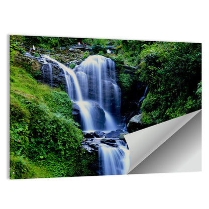 Tiered Waterfall in West Bengal Wall Art