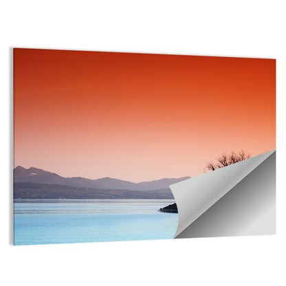 Lake Geneva Sunset Reflection Wall Art