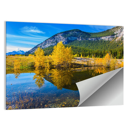 Abraham Lake Reflections Wall Art