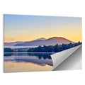 Lake Placid Dock at Dawn Wall Art