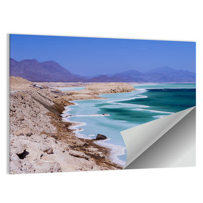 Lake Assal Salt Shoreline Wall Art