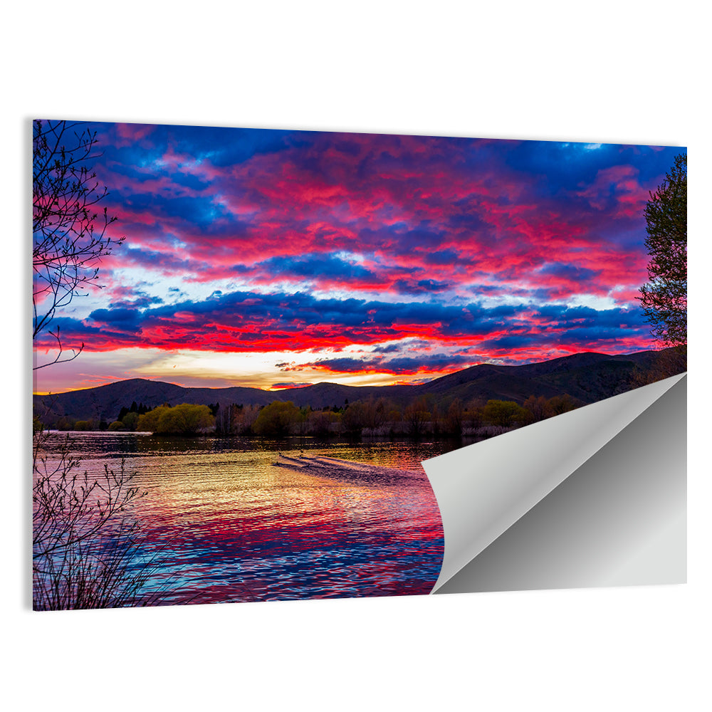 Lake Wairepo Arm Sunrise Reflection Wall Art