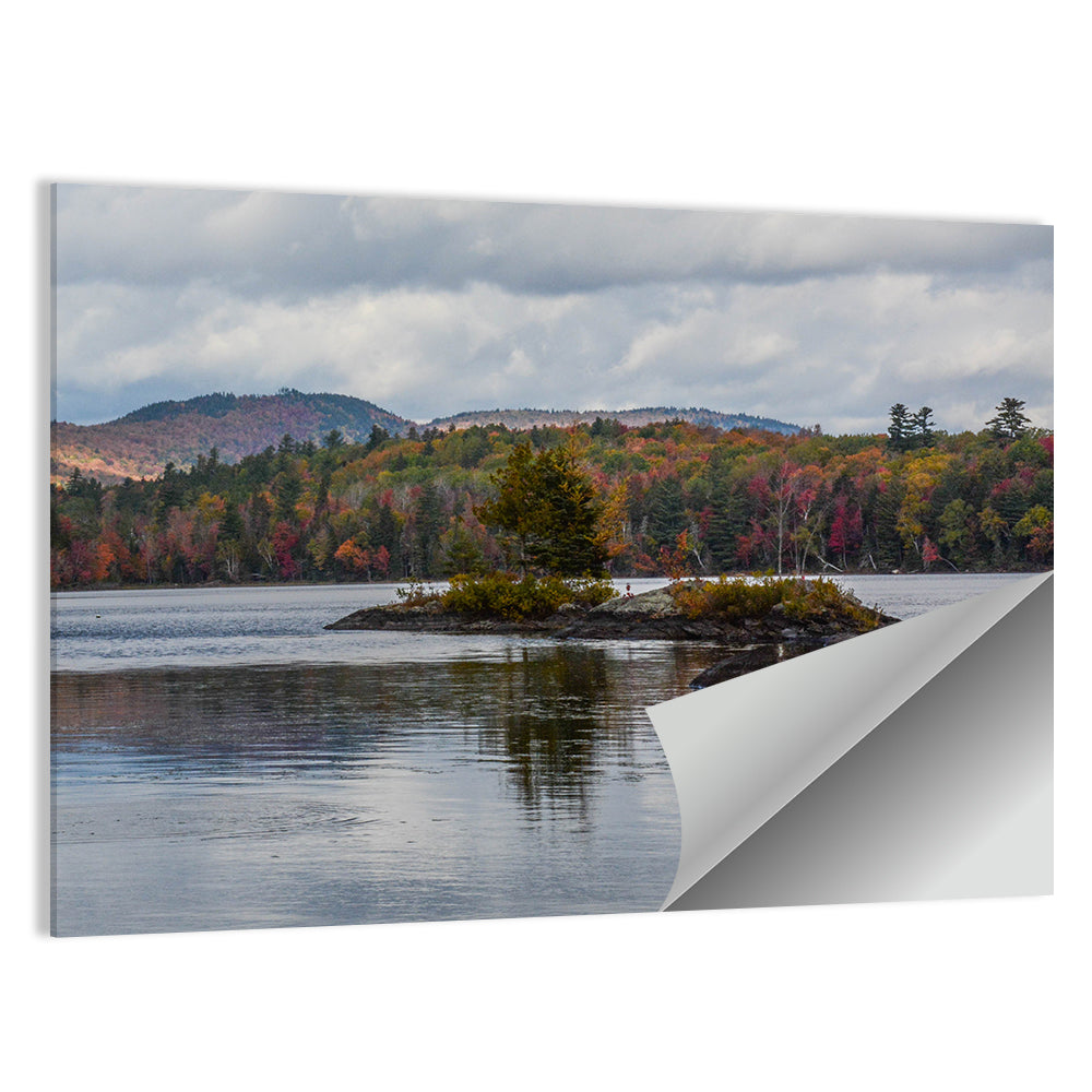 Lake Umbagog Autumn Reflection Wall Art