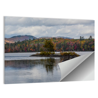 Lake Umbagog Autumn Reflection Wall Art