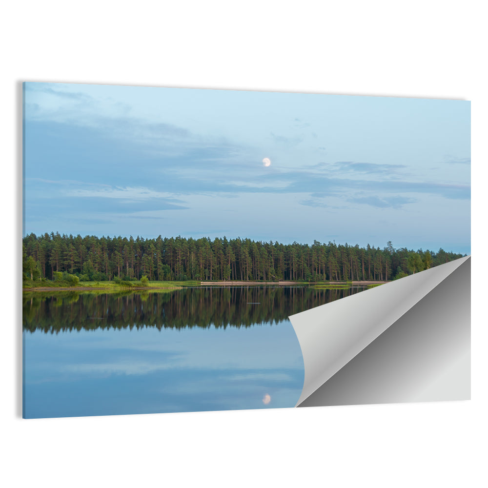 Lake Vanern Moonlight Wall Art