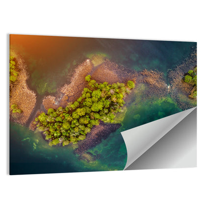 Lithuanian Island at Golden Hour Wall Art