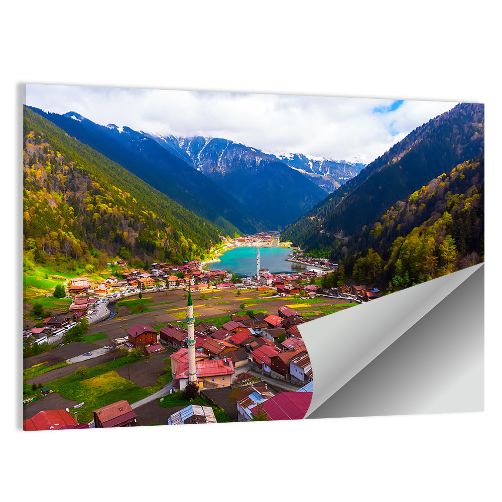 Uzungöl Village Overlook Wall Art