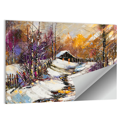 Rural Winter Landscape I Wall Art