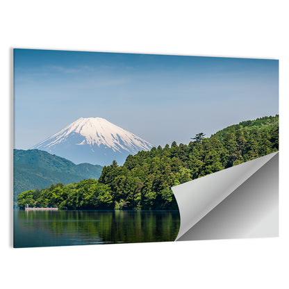 Mount Fuji Above Lake Ashi Wall Art