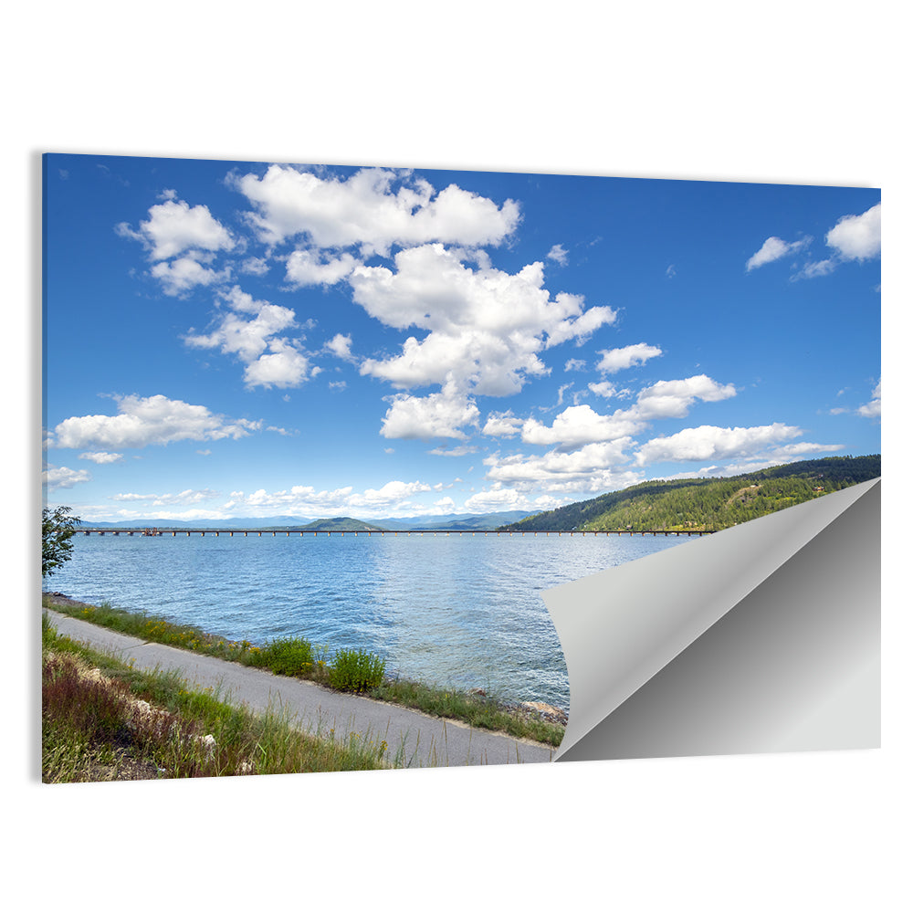 Lake Pend Oreille Bridge View Wall Art