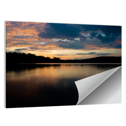 Lake Squam Sunrise Reflection Wall Art