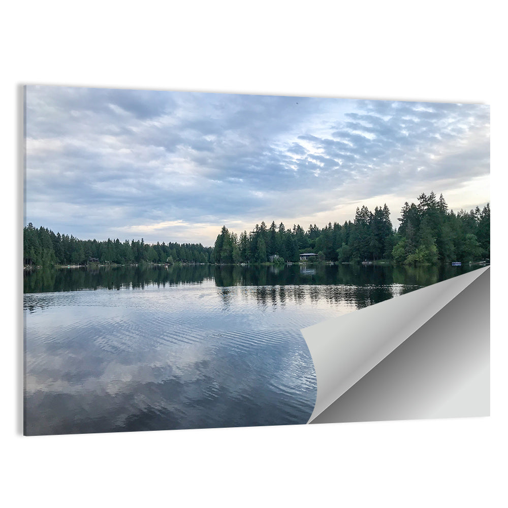 Beaver Lake Park Sunrise Reflection Wall Art