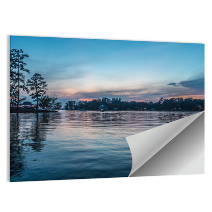 Lake Wateree Twilight Reflection Wall Art
