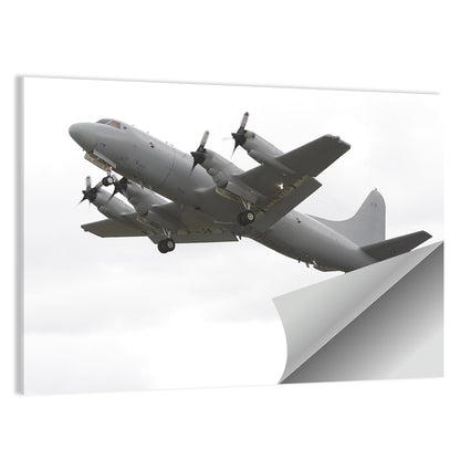 Four-engine Turboprop Patrol Aircraft Wall Art