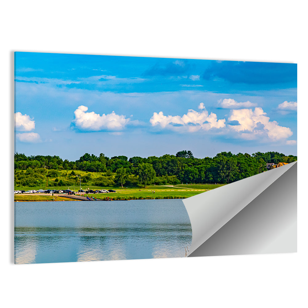 Zorinsky Lake Reflection Wall Art