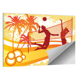 Beach Volleyball Wall Art