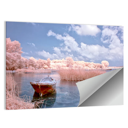 Golyazi Lake Boat Wall Art