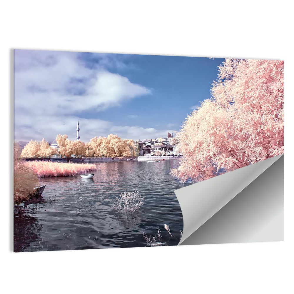 Golyazi Lake Infrared Landscape Wall Art
