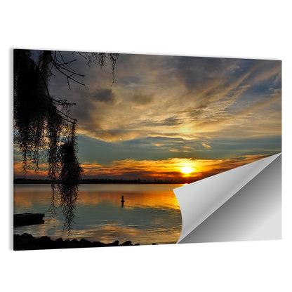 Lake Seminole Sunset Reflection Wall Art