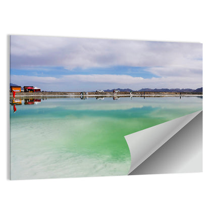 Emerald Salt Lake Wall Art