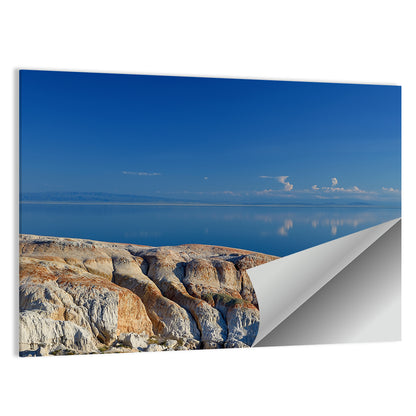 Shekelmes Tract Cliff Over Lake Wall Art