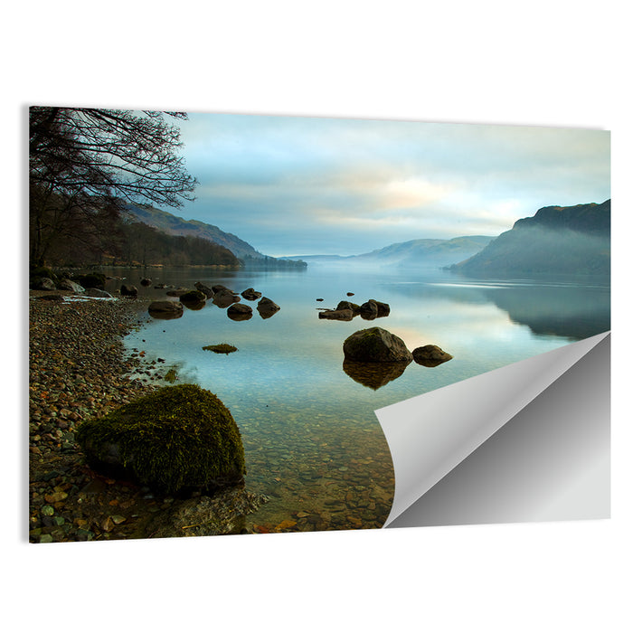 Ullswater Misty Morning Wall Art as a poster print