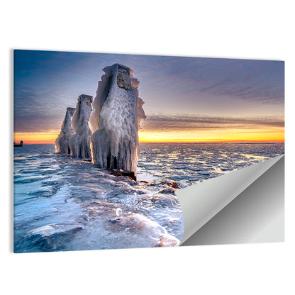 Netherlands Ice Sculpture Wall Art