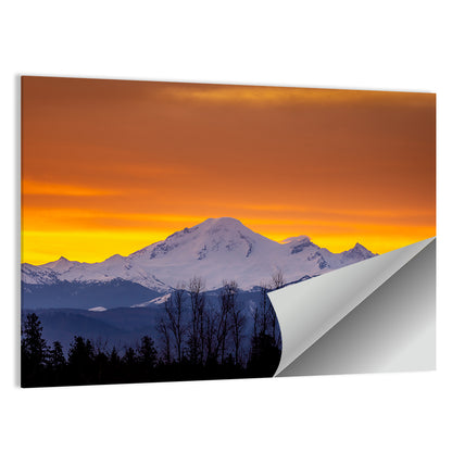 Sunrise Over Mount Baker Wall Art