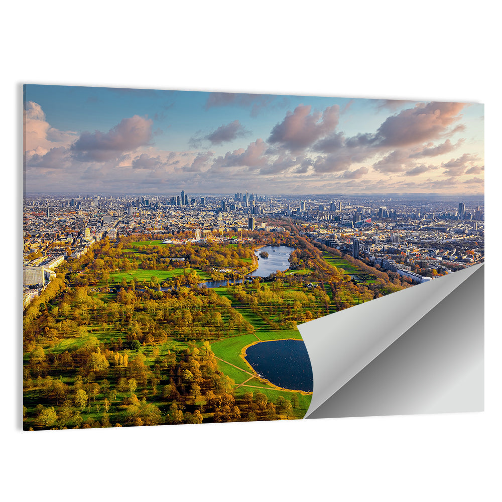 Hyde Park Aerial View Wall Art