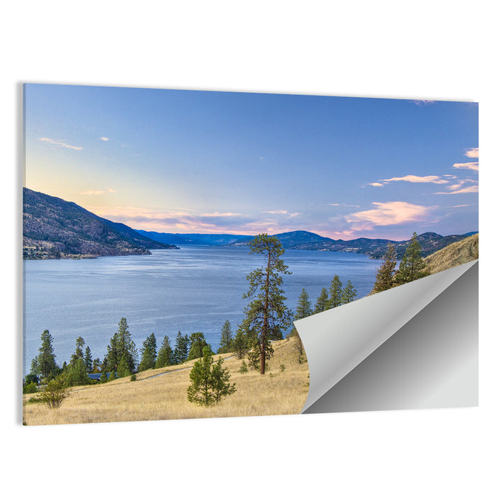 Blue Lake Okanagan Wall Art as a poster print