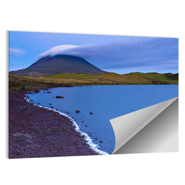Captain Lake at Dusk Wall Art as a poster print
